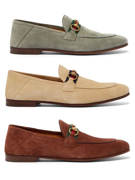 vintage gucci loafers suede|gucci brixton loafer.